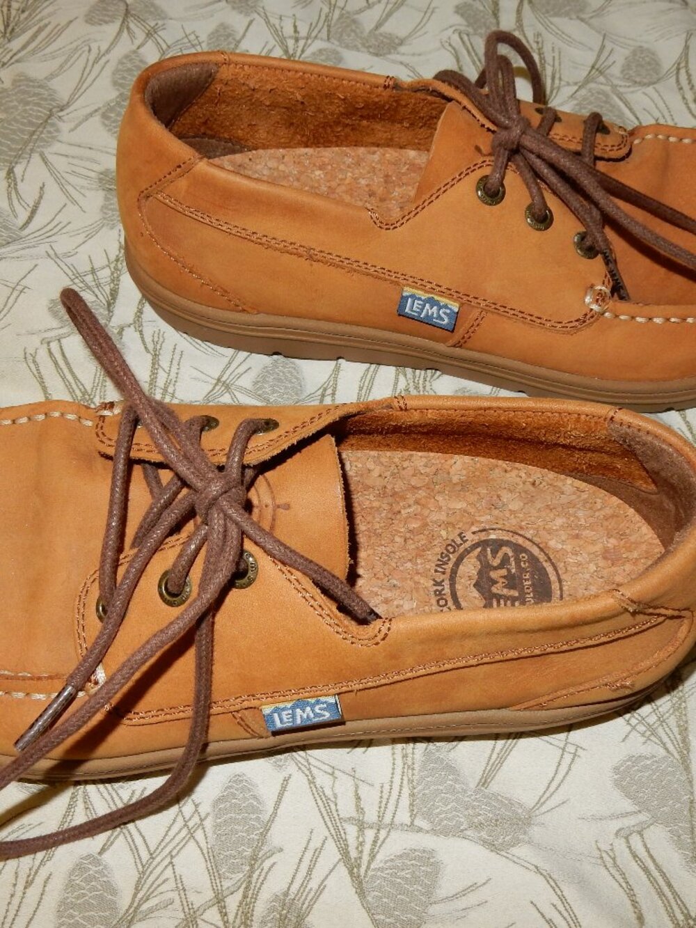 LEMS SHOES minimalist BOAT SHOES MARINER sonora WOMENS 8 9 VGC moccasins leather - Picture 4 of 12